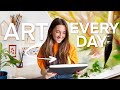 A Week in My Life as a Full Time Artist! Art Studio Vlog