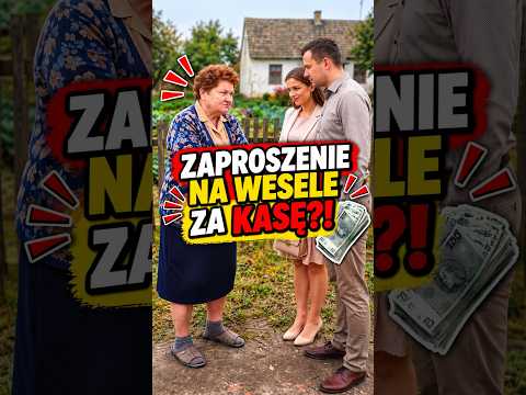 Babcia Zosia miała ZAPŁACIĆ za zaproszenie na wesele wnuczki?! 😡