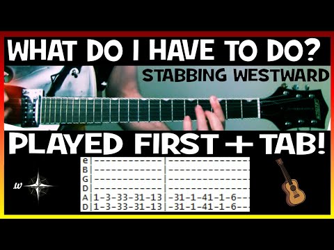 Stabbing Westward What Do I Have To Do Guitar Chords Lesson & Tab Tutorial