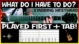 Stabbing Westward What Do I Have To Do Guitar Chords Lesson &amp; Tab Tutorial