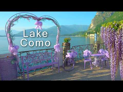 Lake Como 2025 8K The Most Romantic Italian Village MENAGGIO