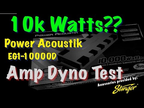 10k Watts for $300? Power Acoustik EG1-10000D Amp Dyno Test