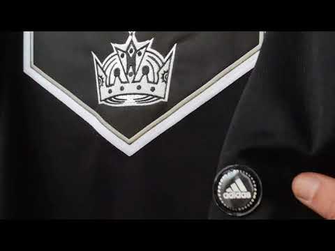 NHL Los Angeles Kings Anze Kopitar Adidas Branded Home Breakaway Jersey Mens