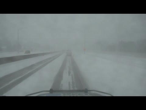 Near whiteout conditions: Ride along with Stormchaser along I-235