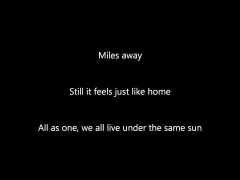 Never Hit Again - Miles Away with lyrics
