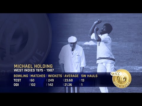 Meet the ICC Hall of Famers: Michael Holding | 'His run-up is just absolute poetry'