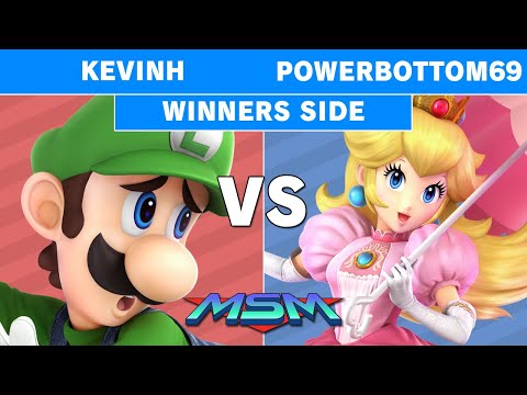 MSM 185 Boye | KevinH (Luigi) vs Powerbottom69 (Peach) Winners Pools - Smash Ultimate