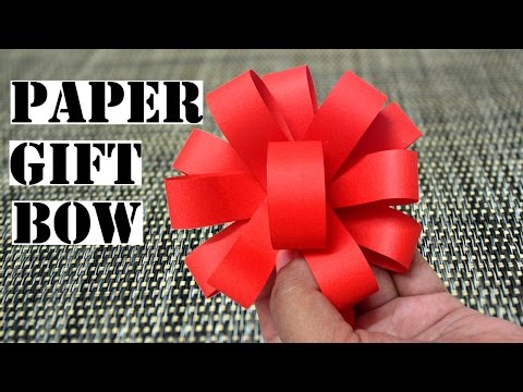 DIY Paper Decorations | Gift Bow | Paper Bow | Super EASY | Paper Crafts Video