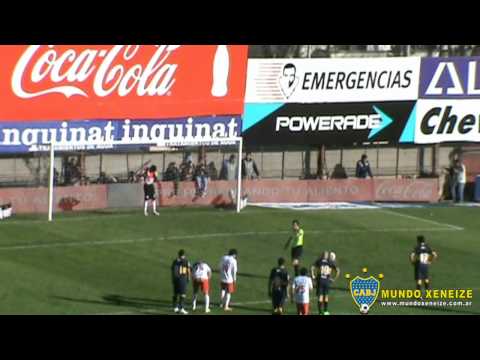 Gol de Ledesma /Argentinos Jrs. 1 - Boca 1 /Torneo Inicial 2012