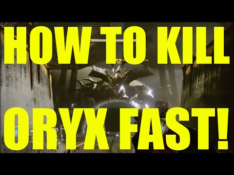 Destiny How To Kill Oryx Fast! Kings Fall Guide Part 7- Best Oryx Strategy  & How To Beat Him!