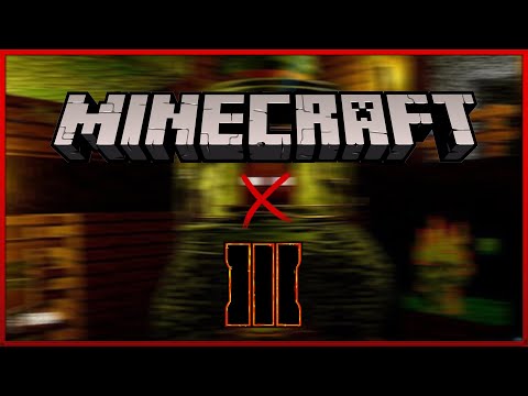 EPIC CROSSOVER: Minecraft unleashed in BO3 Zombies! #shorts+