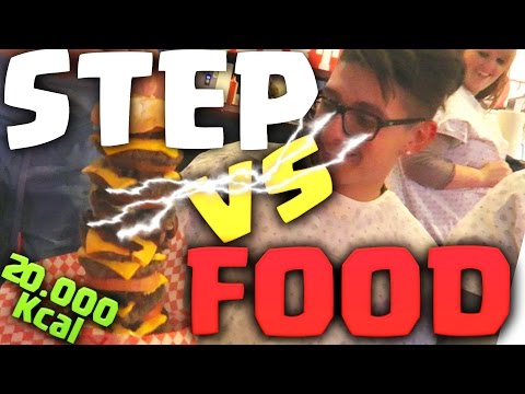 ST3P VS FOOD - IL PANINO CON 8 HAMBURGER, 2O.OOO Kcal!! GUINNESS WORLD RECORD!! w/MATES