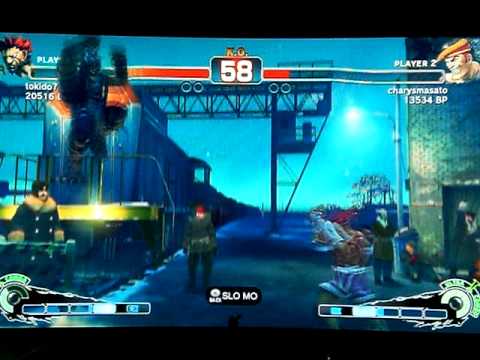 Tokido [Akuma vs charysmasato [Adon] SUPER STREET FIGHTER 4 - Japanese Online Ranked Matches