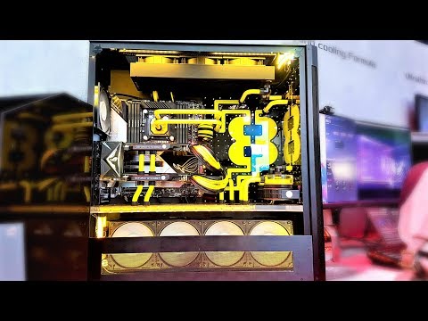 Amazing Ultimate Custom Water Cooled PC Builds of Computex 2018 - CASE MODS