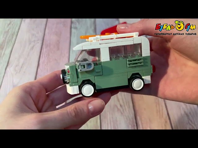 Конструктор  Автобусы 94-110дет в ассортименте  - видео