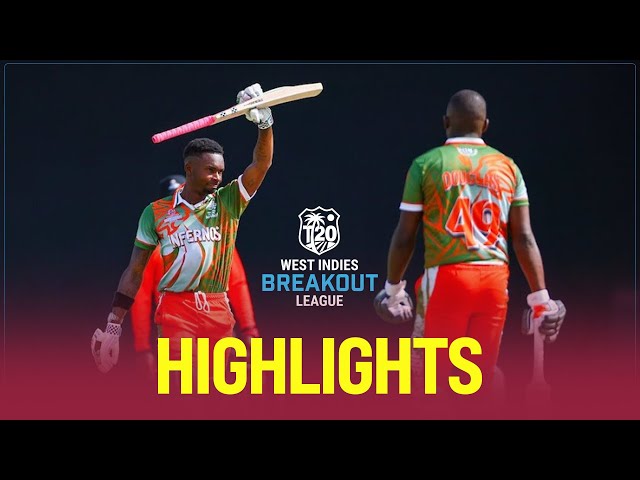 Alick Athanaze seals historic first win for Windward Infernos | Highlights: WI Breakout League 2025