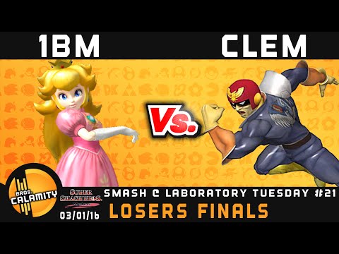 S@LT #21 | 1BM (Peach) vs Clem Clementine (Falcon)- Losers Finals - SSBM