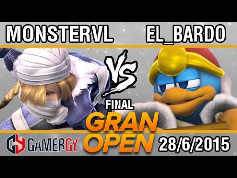 Gamergy 3; Gran Open - Monster VL (Sheik) VS. El_Bardo (Dedede) SSB4 Final