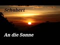 Schubert - An die Sonne, D. 270