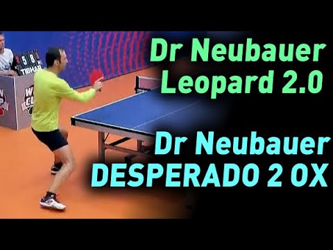 Short & Long pips OX play near the table: Kovalenko Sergey, Dr Neubauer LEOPARD & Desperado 2