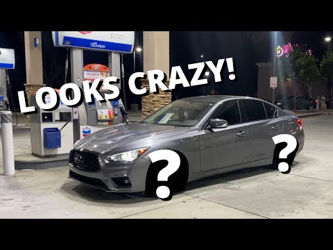 Q50 Gets Lowered (Coilover Install)