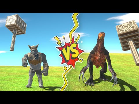 ARBS Therizinosaurus VS Ghor The Hummer | Animal Revolt Battle Simulator