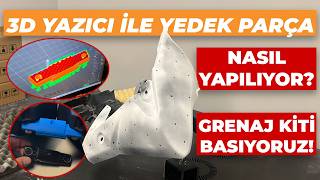 3D Yazıcı İle Yedek Parça Grenaj Basmak! Nasıl Yapılır?