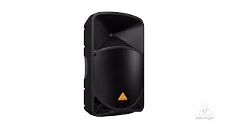 Video thumbnail for EUROLIVE B115MP3 Active PA Speaker System with built-in MP3 Player by Behringer