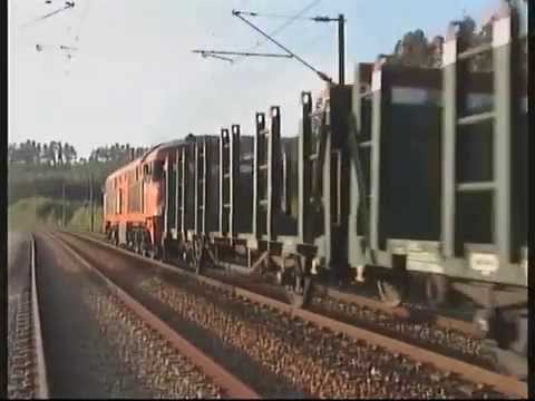 CP 1905 com comboio de Madeira na Linha do Oeste e Ramal do Louriçal - 04 Jun 2015