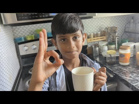 Enjoy tea making with Guhan & Yugan