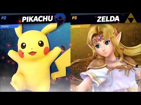 DarkP0tat0 (Pikachu) vs Smooth (Zelda) - Smash Ultimate 12.0.0