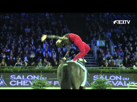 FEI World Cup™ Vaulting 2013/14 Paris - Hannah Eccles 2nd Place
