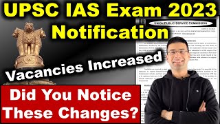 UPSC IAS 2023 Notification: Did You Notice These Changes? | Vacancies Increased | Gaurav Kaushal