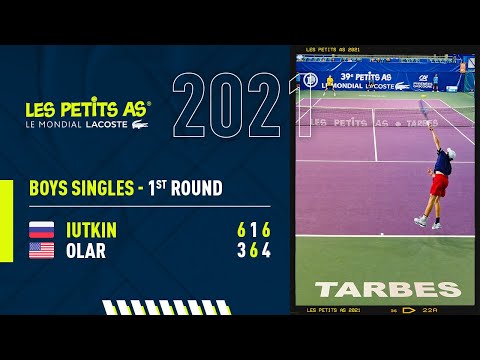 Les Petits As 2021 | Boys 1st Round | Ivan Iutkin vs. Jacob Olar