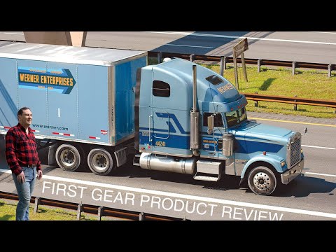 Freightliner Classic XL Werner Enterprises First Gear 1/64th Scale Diecast Model & Werner Co History