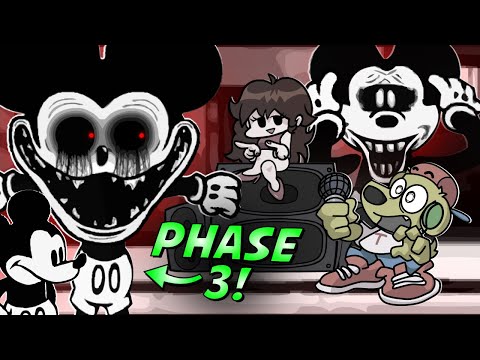Friday Night Funkin vs MICKEY MOUSE PHASE 3 IS INSANE... FNF Mods #97