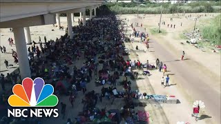 Southern Border Crisis Apparent in Del Rio, Texas