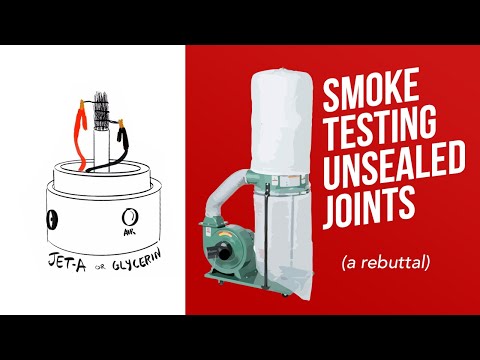 I SMOKE TESTED my Unsealed Dust Collection Joints (& how to make smokers)