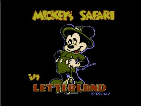 Famicom Longplay - Mickey's Safari in Letterland