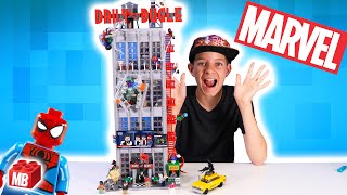 Download lagu Lego MARVEL DAILY BUGLE Spiderman Set! Build Review Huge Epic Lego Set! mp3