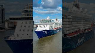 Auslaufen aus Hamburg mit der Mein Schiff 4 💙