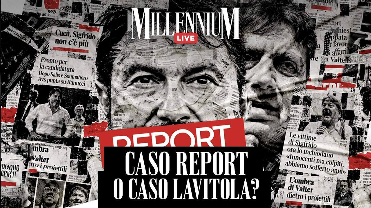 "Caso Report o caso Lavitola?". Millennium Live con Lillo, Amato e Portanova