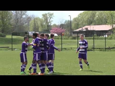 U17 RSC Anderlecht - KV Mechelen Daam Foulon Free kick