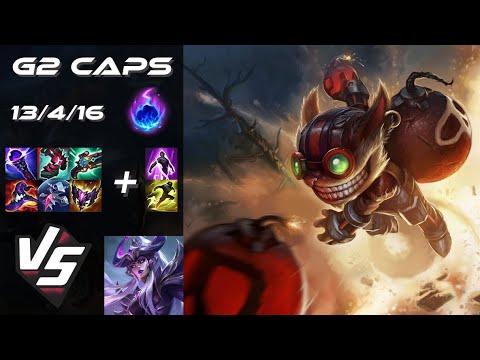 G2 Esports Caps MID Ziggs vs Syndra - EU Challenger Patch 25.S2.8
