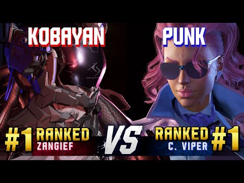 SF6 ▰ KOBAYAN (#1 Ranked Zangief) vs PUNK (#1 Ranked C.Viper) ▰ High Level Gameplay