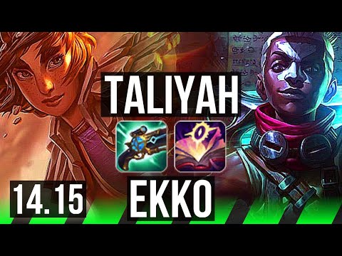 TALIYAH vs EKKO (JGL) | 73% winrate, 7/1/5, Godlike | EUW Challenger | 14.15