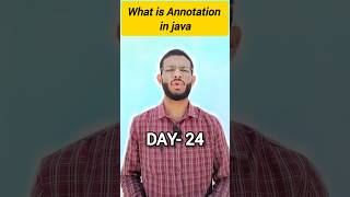 What is Annotation in java #java #annotations #javainterview #javahack #coding #ai #api #programming