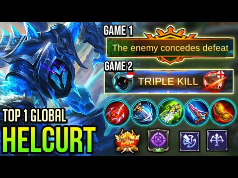 HELCURT BROKEN ONE SHOT BUILD [ Top 1 Global Helcurt 2020 ] HELCURT BEST BUILD 2020 - Mobile Legends