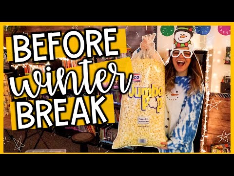WEEK BEFORE WINTER BREAK! | Elementary Teacher Vlog