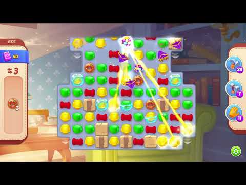 Homescapes 601 Level - 10 moves - NO BooSTERS